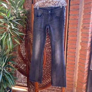 LONDONJEAN Dark Gray Women's Boot Cut Jeans Size 2 Great Condition